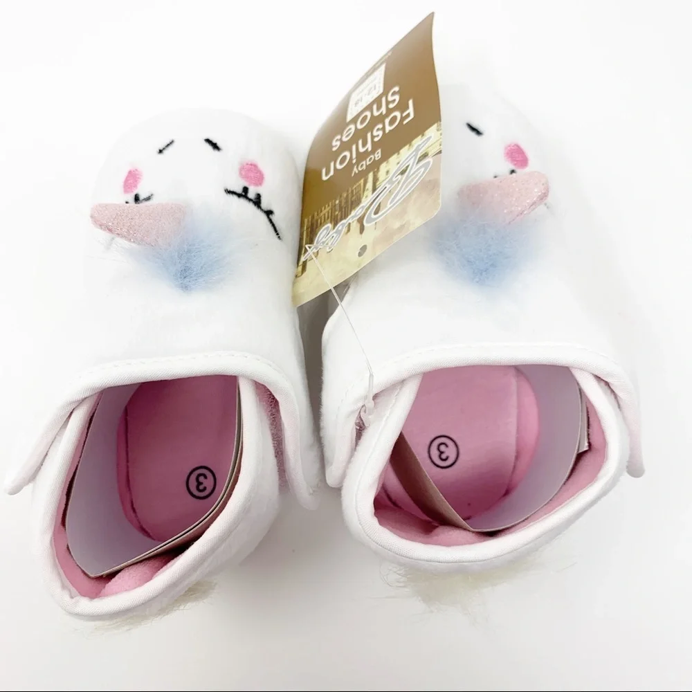 Unicorn Toddler Shoes Pink Glitter Embroidered
